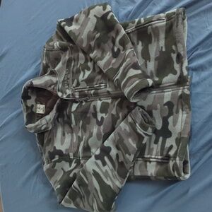 Red Head Camo Zip Up Sweater Camouflage Mens Medium